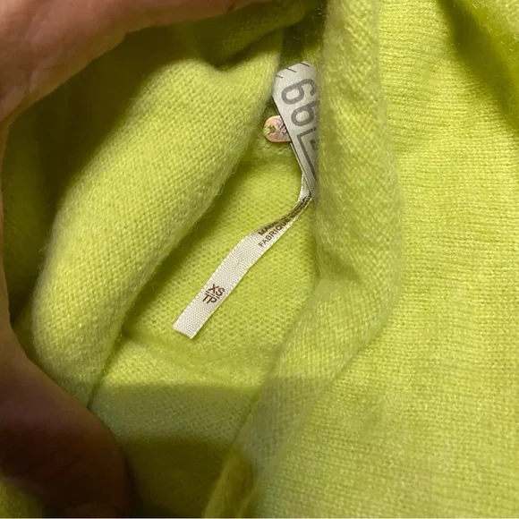 Free People Crush on You Cashmere Turtleneck Sweater XS - Picture 4 of 9